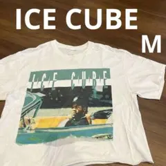 ICE CUBE アイスキューブ　カットオフプリント Tシャツ ホワイトM