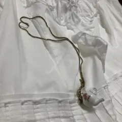 Qpod 風ティーポット型陶器ネックレス
