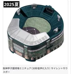 ミニチュア阪神甲子園球場2025年夏