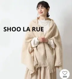 SHOO LA RUE シューラルー　アームホール付き！ ツィード風ストール