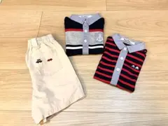 familiar 襟付き　半袖　トップス　ハーフパンツ 90cm