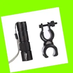 ホルダー付き❤サイクリング u0026アウトドアUSB充電懐中電灯led 強力防水携帯