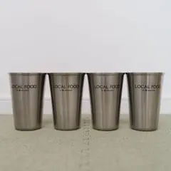 【非売品】LOCAL FOOD TOURISM ステンレスエコカップ × 4個