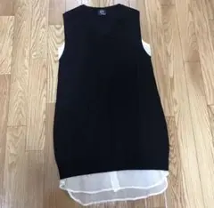 アレキサンダーマックイーン ノースリーブ ニットワンピース