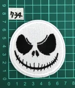 ナイトメア ジャック刺繍アイロンワッペン 734