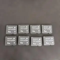 SONY PS Vita メモリーカード 4GB 8枚セット