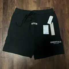 Fog essentials ショートパンツ　ブラック黒ハーフパンツ反射フォント