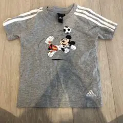 アディダス　ディズニー　コラボ　ミッキー Tシャツ　サッカー