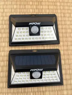 MPOW 40 LED ソーラー人感センサーライト 2個セット