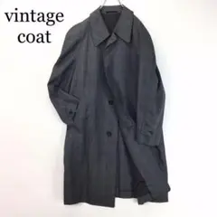 vintage coat ステンカラーコート C39 グレー
