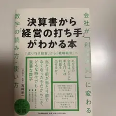 決算書から経営の打ち手がわかる本