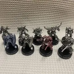 ガンダム　ミニフィギュアまとめ売りセット　シルバー
