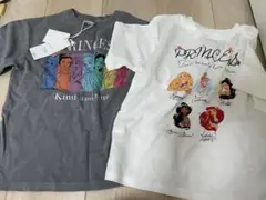 しまむら　リトシー　リトシーフラップ　ディズニー　プリンセス　Tシャツ　110
