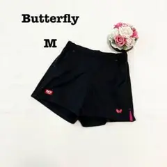 Butterfly バタフライ　レディース　卓球　パンツ　スポーツ　ブラック　M