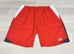 ヨネックス テニス バドミントン ハーフパンツ ウェア Oサイズ レッド 新品