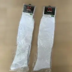 【新品】wundouP10 サッカーソックス 25-27cm ホワイト2足