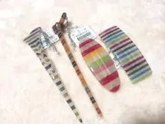 かんざしバレッタ4点セット