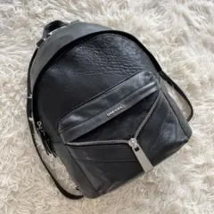 【未使用級】DIESEL レザー バックパック リュック LE-ONY ブラック
