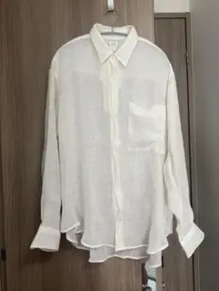 【seya.】ETERNAL SHIRT/ LINEN MESH/ SALT