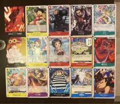 ワンピース トレーディングカードセット　15枚