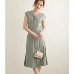 ロペピクニック ROPE' PICNIC 【2WAY】ボウタイニットワンピース