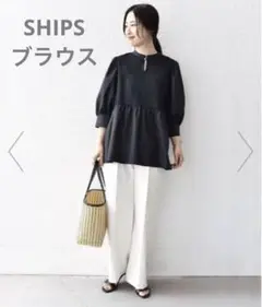 【最終値下げ】SHIPS 2WAY ブラウス