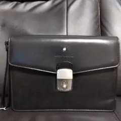 【新品未使用‼️】mila schön ミラショーン 黒 レザー クラッチバッグ