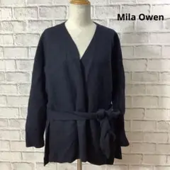 Mila Owen ニットカーディガン 0 ネイビー