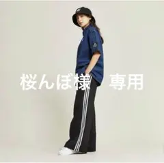 M474 Lサイズ　PRIME BLUE ワイドパンツ adidas（アディダス）の「PRIMEBLUE リラックス ワイドレッグ
