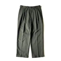 90s slates poly×wool two tuck slacks