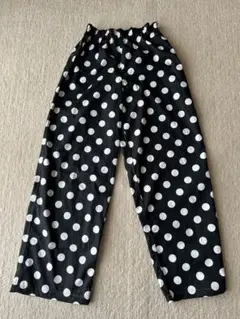 ドット柄パンツ　ハンドメイド　Mサイズ
