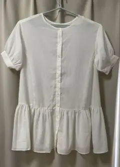 半袖フレアシャツ