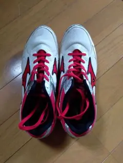 Mizuno 陸上競技用スパイクシューズ ホワイト/レッド　26.5㌢