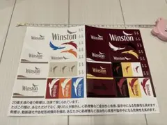 Winston たばこ 銘柄ステッカー シール