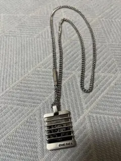 DIESEL ストライプデザイン ネックレス