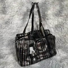 ディーゼル diesel トートバッグ ワンショルダー ストライプ レトロ