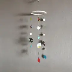 カラフルモビール 猫　ねこ　ネコとさかな達