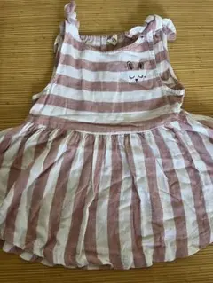ベビー服 女の子 夏服 ストライプ 100