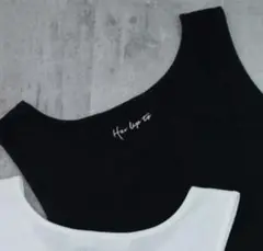 【早い者勝ち】 herlipto Ribbed Jersey Tank ブラック