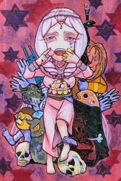 手描きイラスト「魔女」