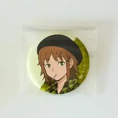 ワールドトリガー 千鳥格子缶バッジ 小佐野瑠衣