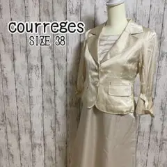クレージュ ワンピーススーツ ゴールド