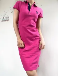 超美品！Ralph Lauren ワンポイント　ホースロゴ　ポロワンピ