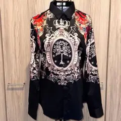 【新品未使用】男女兼用　メンズ　レディース　シャツ　ジャケット　バロック柄　①⑦
