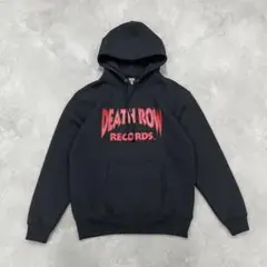 DEATH ROW RECORDS スウェットパーカー フーディー L ブラック