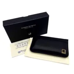 【超美品】dunhill ダンヒル コインケース 小銭入れ レザー 黒 2Q6