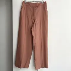 NATURAL BEAUTY BASIC パンツ　スラックス　ピンク　ブラウン