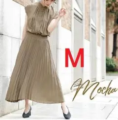 【匿名配送】プリーツワンピース ロング グレー レディース M 新品未使用