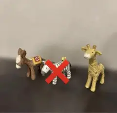 ノーティーアニマル　マスコット　置物　動物　二つセット