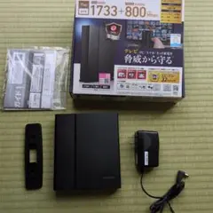 ELECOM 無線LANルーター 1733+800 Mbps ブラック